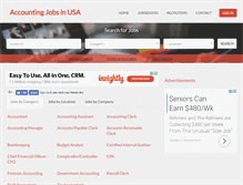 Tablet Screenshot of accountingjobs.us