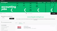 Desktop Screenshot of accountingjobs.ca