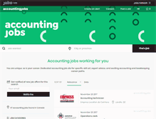 Tablet Screenshot of accountingjobs.ca